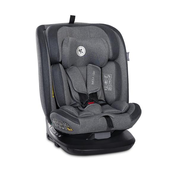 Scaun auto pentru copii Lorelli Imola Grey i-Size, isofix, rotativ, 0 luni-12 ani, 40-150 cm - 2