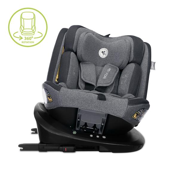 Scaun auto pentru copii Lorelli Imola Grey i-Size, isofix, rotativ, 0 luni-12 ani, 40-150 cm - 1
