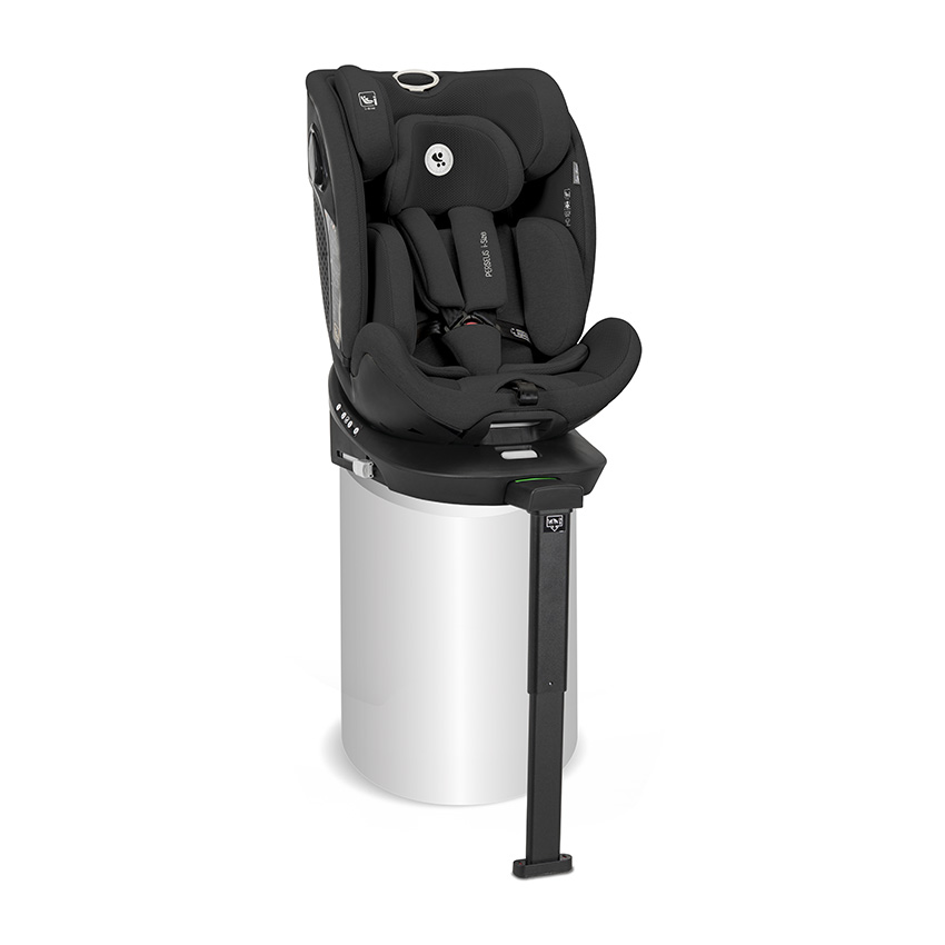 Scaun auto pentru copii Lorelli Perseus Black i-Size, isofix, baza rotativa, picior de sprijin, EPS Memory, panou de ventilatie, SPS, 0 luni-12 ani, 40-150 cm - 3