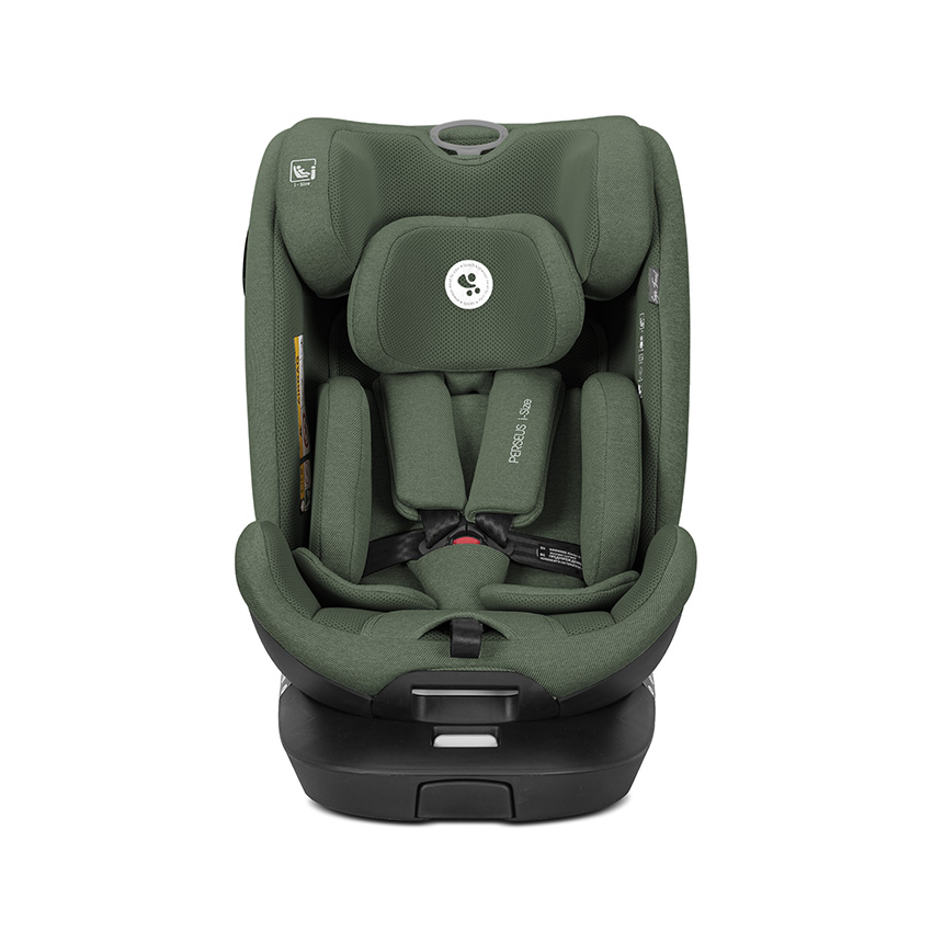 Scaun auto pentru copii Lorelli Perseus Green i-Size, isofix, baza rotativa, picior de sprijin, EPS Memory, panou de ventilatie, SPS, 0 luni-12 ani, 40-150 cm - 1