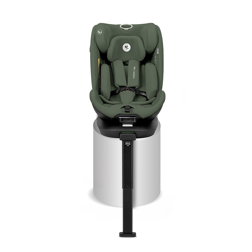 Scaun auto pentru copii Lorelli Perseus Green i-Size, isofix, baza rotativa, picior de sprijin, EPS Memory, panou de ventilatie, SPS, 0 luni-12 ani, 40-150 cm - 2