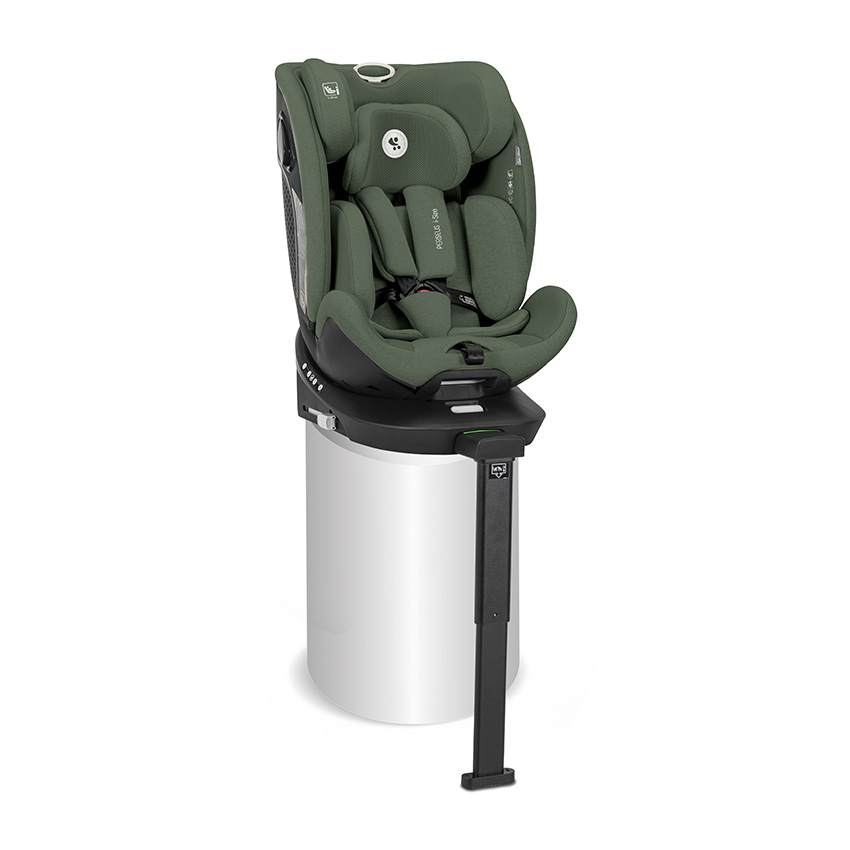 Scaun auto pentru copii Lorelli Perseus Green i-Size, isofix, baza rotativa, picior de sprijin, EPS Memory, panou de ventilatie, SPS, 0 luni-12 ani, 40-150 cm - 3