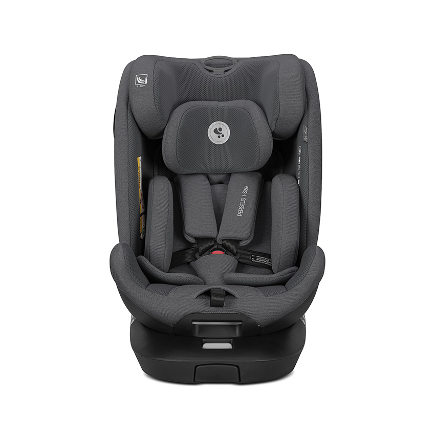Scaun auto pentru copii Lorelli Perseus Grey i-Size, isofix, baza rotativa, picior de sprijin, EPS Memory, panou de ventilatie, SPS, 0 luni-12 ani, 40-150 cm - 1