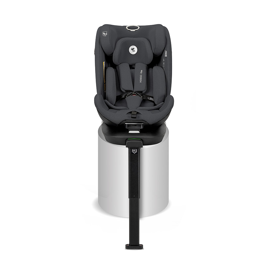Scaun auto pentru copii Lorelli Perseus Grey i-Size, isofix, baza rotativa, picior de sprijin, EPS Memory, panou de ventilatie, SPS, 0 luni-12 ani, 40-150 cm - 2