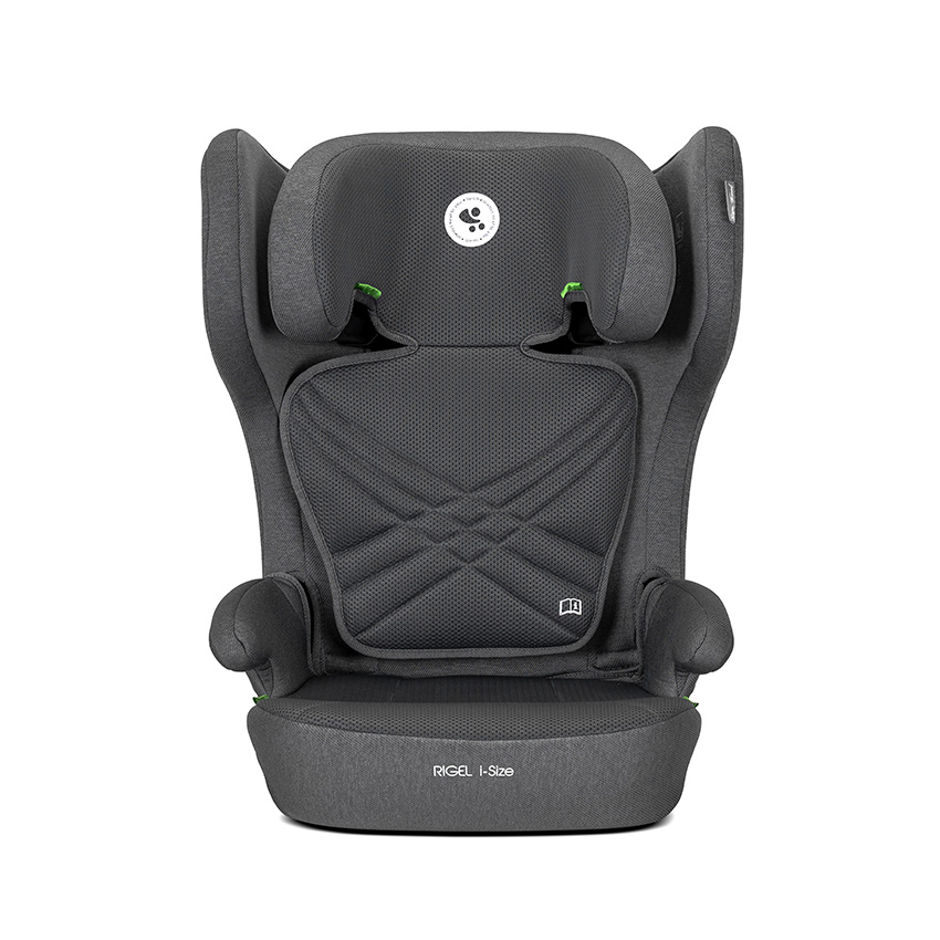 Scaun auto pentru copii Lorelli Rigel Grey i-Size, isofix, pliabil pentru depozitare usoara, tetiera reglabila, 3 ani-12 ani, 100-150 cm - 1