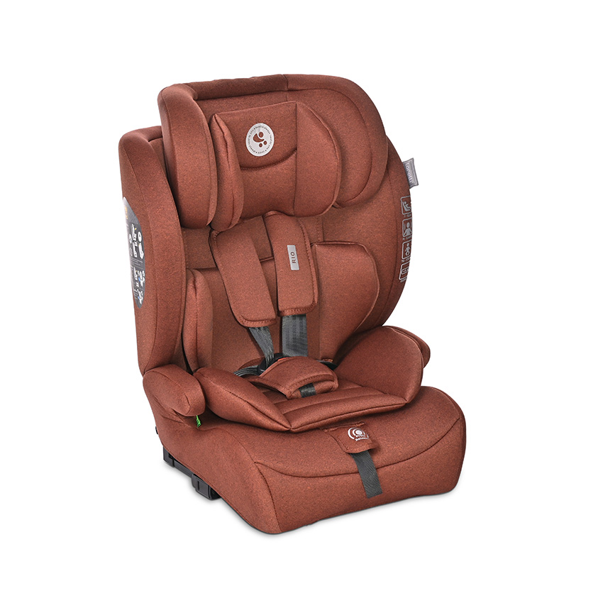 Scaun auto pentru copii Lorelli Rio Ginger i-Size, isofix, 76-150 cm, 15 luni-12 ani - 1