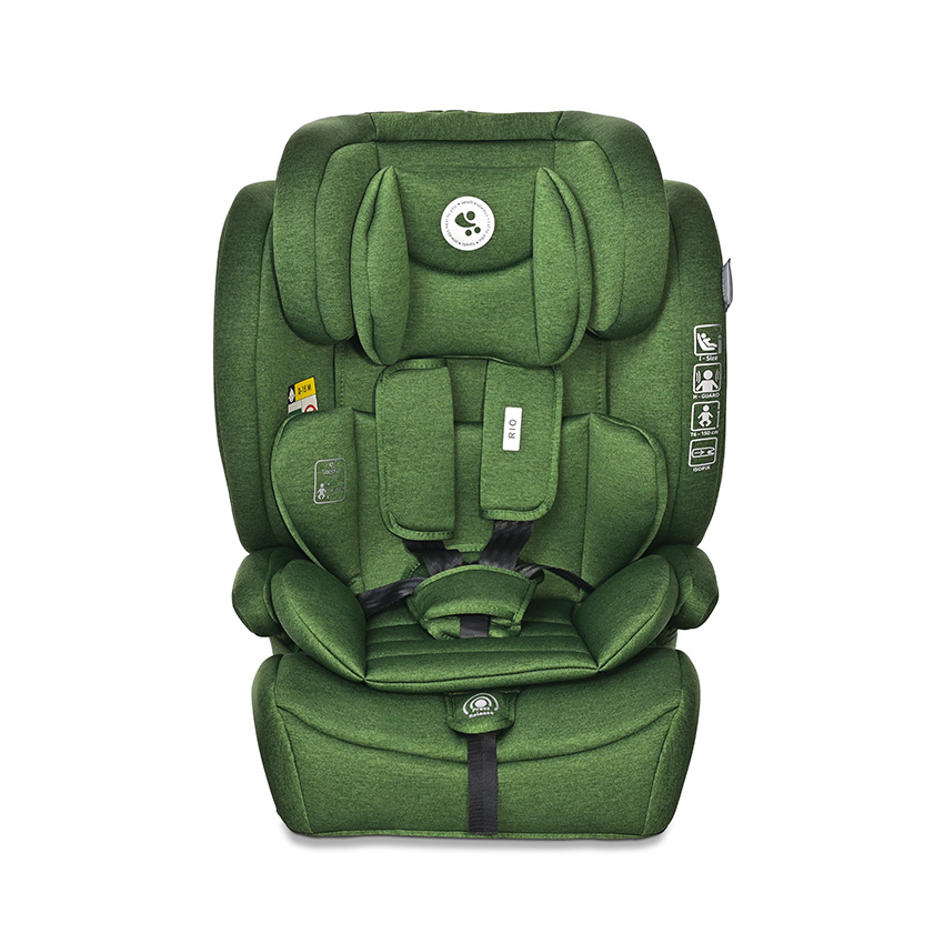 Scaun auto pentru copii Lorelli Rio Green i-Size, isofix, 76-150 cm, 15 luni-12 ani
