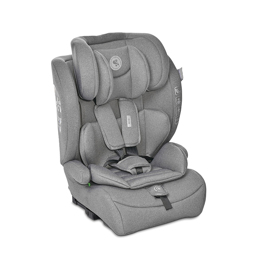 Scaun auto pentru copii Lorelli Rio Grey i-Size, isofix, 76-150 cm, 15 luni-12 ani - 1