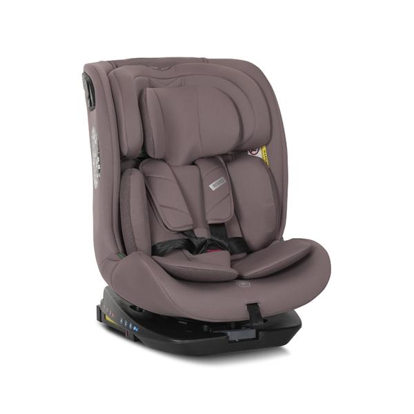 Scaun auto pentru copii Lorelli Rodeo Dark Pink i-Size, isofix, rotativ, protectie SPS la impact lateral, 0 luni-12 ani, 40-150 cm - 2