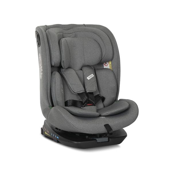 Scaun auto pentru copii Lorelli Rodeo Grey i-Size, isofix, rotativ, protectie SPS la impact lateral, 0 luni-12 ani, 40-150 cm - 2