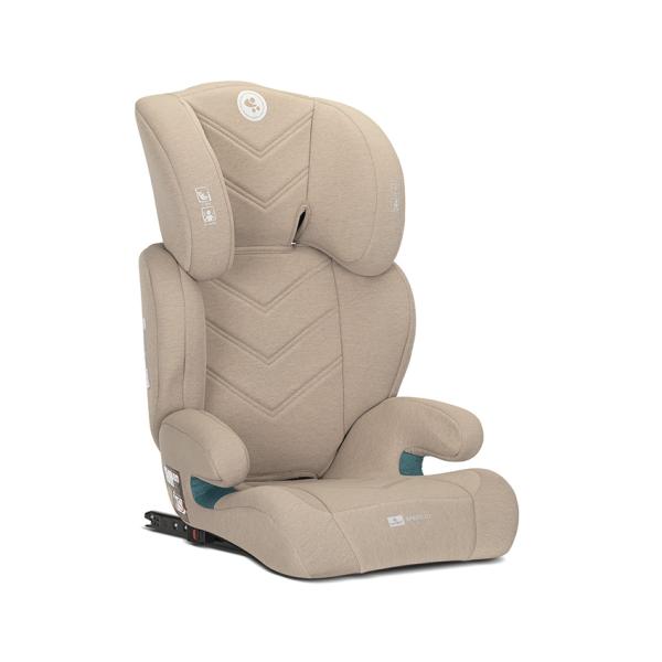 Scaun auto pentru copii Lorelli Speed GT Beige i-Size, isofix, transformabil in inaltator auto, tetiera reglabila, cotiere, husa detasabila, 3-12 ani, 100-150 cm - 3