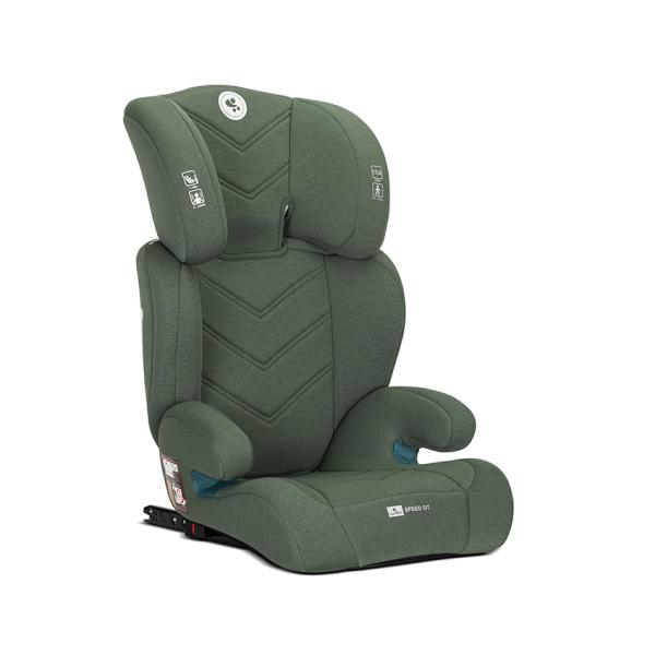 Scaun auto pentru copii Lorelli Speed GT Green i-Size, isofix, transformabil in inaltator auto, tetiera reglabila, cotiere, husa detasabila, 3-12 ani, 100-150 cm - 3