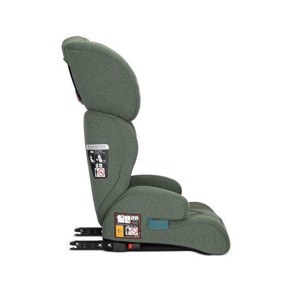 Scaun auto pentru copii Lorelli Speed GT Green i-Size, isofix, transformabil in inaltator auto, tetiera reglabila, cotiere, husa detasabila, 3-12 ani, 100-150 cm - 2