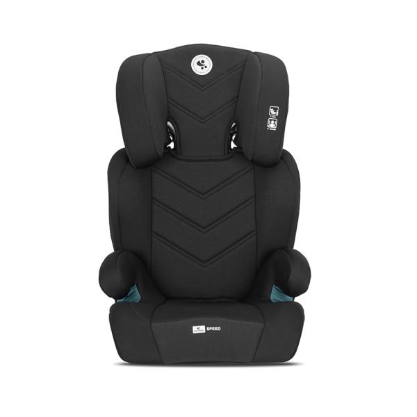 Scaun auto pentru copii Lorelli Speed Black i-Size, transformabil in inaltator auto, tetiera reglabila, cotiere, husa detasabila, 3-12 ani, 100-150 cm