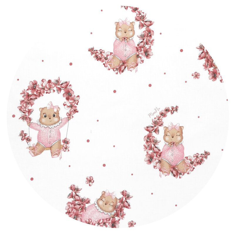 Set 4 in 1 Cosulet bebelus MimiNu, Baby Cocoon 75x55 cm, husa bumbac, din bumbac, cu paturica 50x70 cm si salteluta - 2