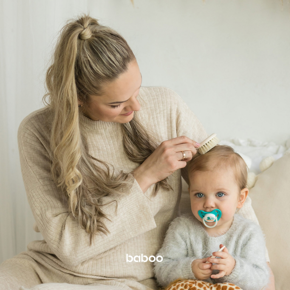 Set perie si pieptene bebe Baboo 0 luni+ - 3 | YEO