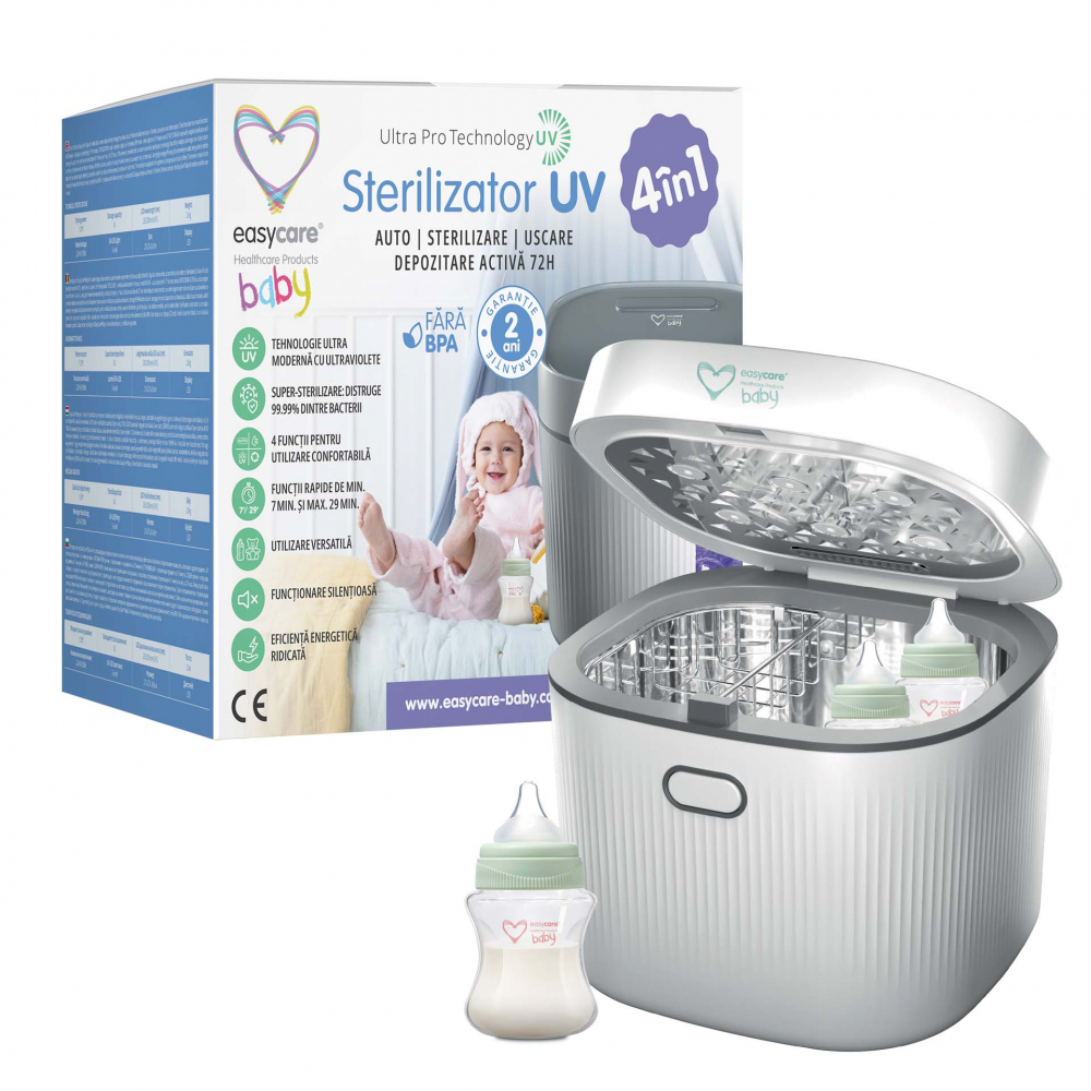 Sterilizator UV 4 in 1 cu uscator Easycare Baby - 3 | YEO