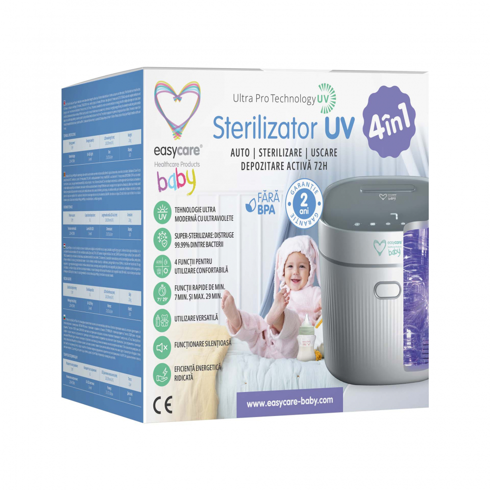 Sterilizator UV 4 in 1 cu uscator Easycare Baby - 2 | YEO