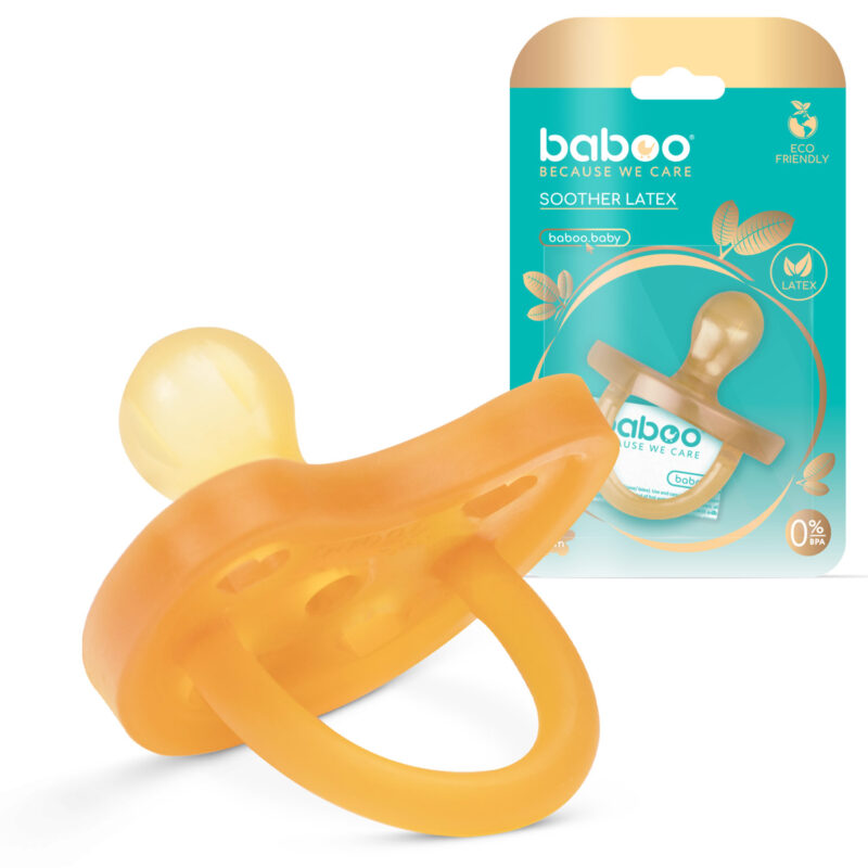 Suzeta rotunda din latex Baboo 0 luni+ - 2 | YEO
