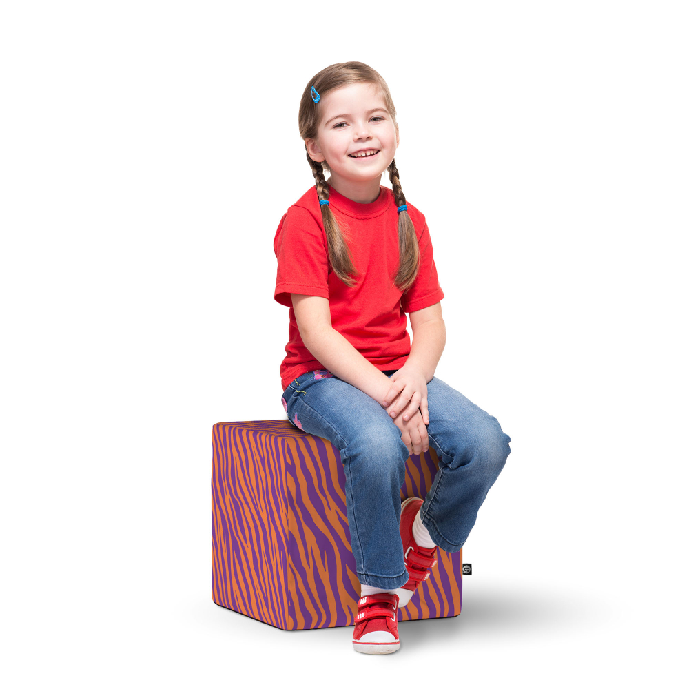 Taburet Updeco cub L Zebra purple