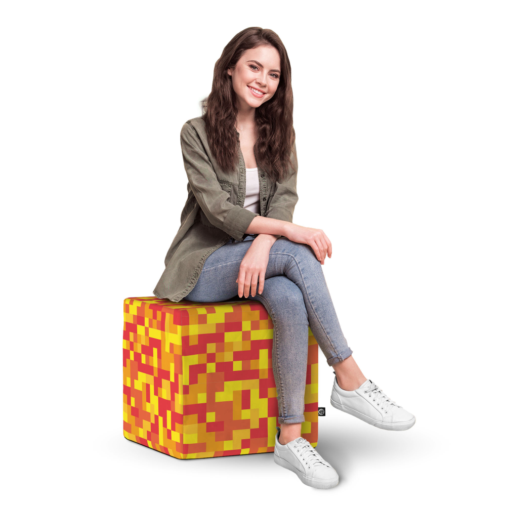 Taburet Updeco cub XL Minecraft Foc