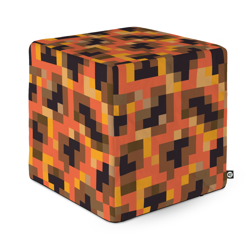 Taburet Updeco cub XL Minecraft Magma - 4