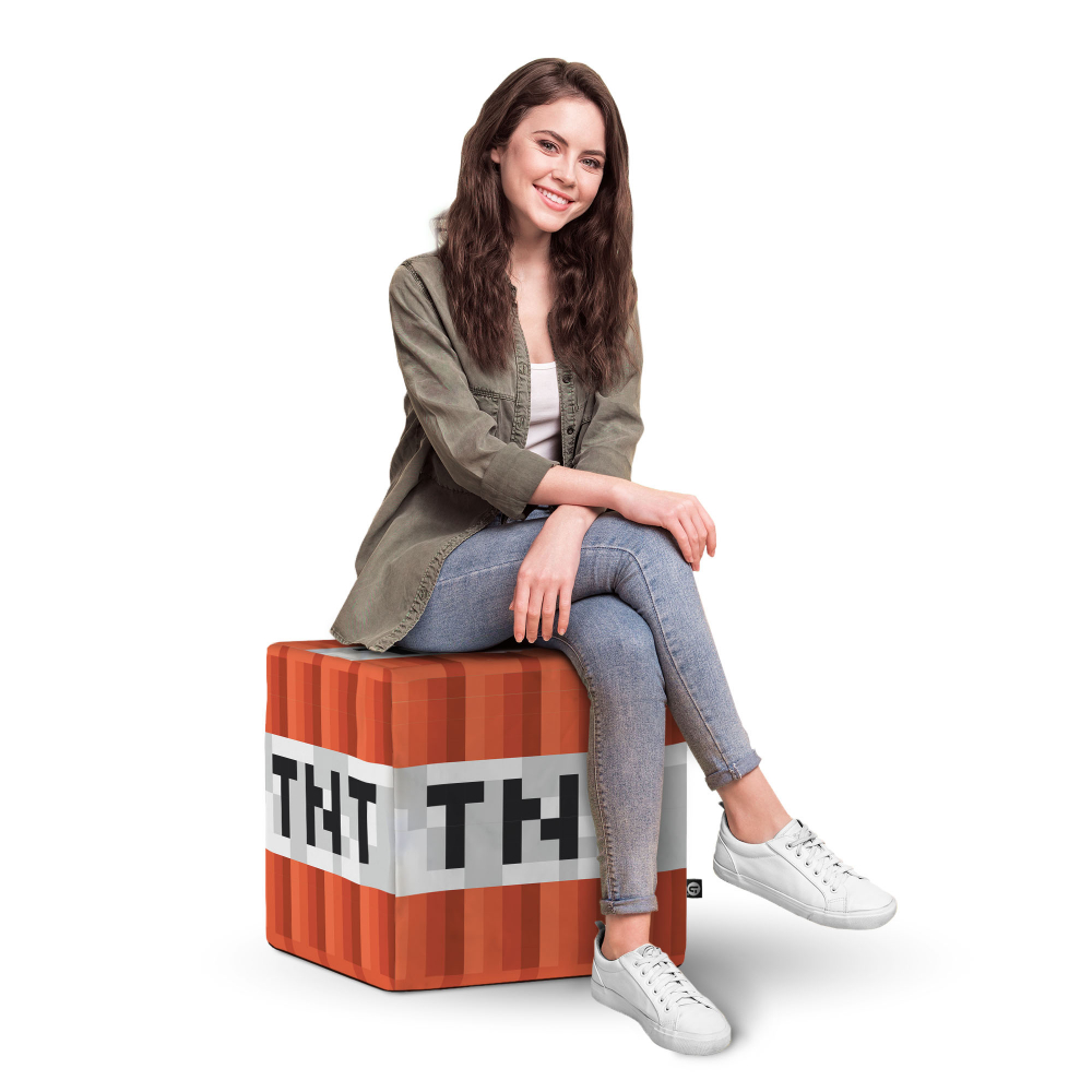 Taburet Updeco cub XL Minecraft Tnt