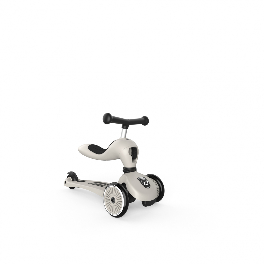 Trotineta copii cu sezut, transformabila 2 in 1, HighwayKick 1 Ash, 1-5 ani, pana la 50 kg, Scoot  Ride - 2