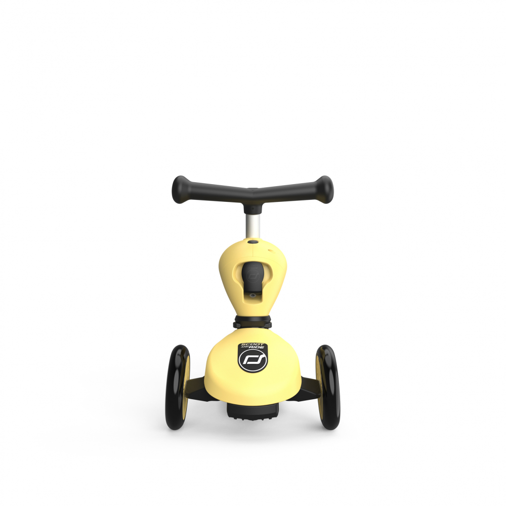 Trotineta copii cu sezut, transformabila 2 in 1, HighwayKick 1 Lemon, 1-5 ani, pana la 50 kg, Scoot  Ride - 1