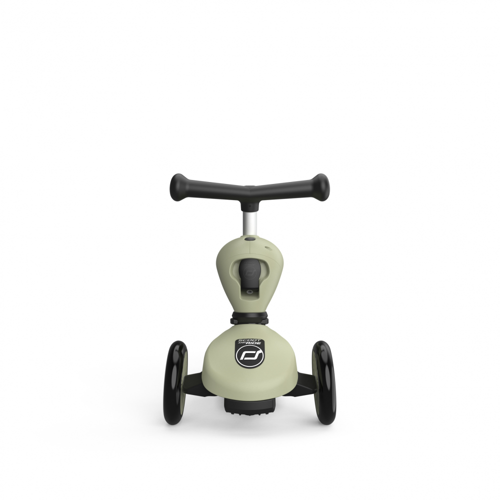 Trotineta copii cu sezut, transformabila 2 in 1, HighwayKick 1 Olive, 1-5 ani, pana la 50 kg, Scoot  Ride - 1