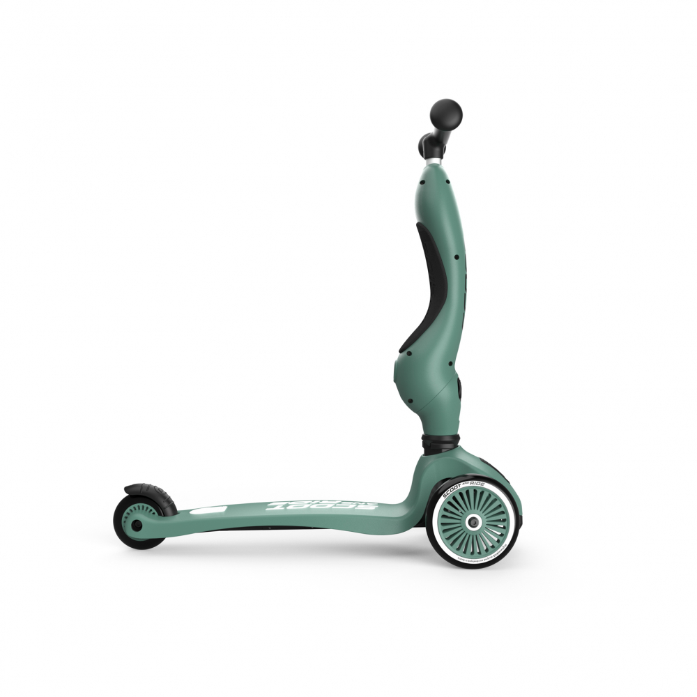 Trotineta copii cu sezut, transformabila 2in1, HighwayKick 1 Forest, 1-5 ani, pana la 50 kg, Scoot  Ride - 6