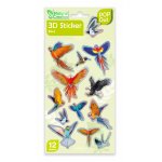 Abtibilduri 3D pasari, colectia Creatii naturale