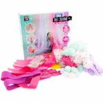 Baldachin pentru copii Girabrilla Tenda dei Sogni cu lumini LED si tulle colorat