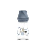 Biberon My Friend tetina moale din silicon 0 luni+ 125 ml Cameo Blue