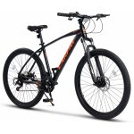 Bicicleta MTB Carpat Invictus C27357C Negru/Portocaliu, roti 27.5 inch, inaltime utilizator 160-175 cm, greutate suportata 120 kg