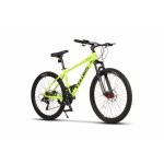 Bicicleta MTB Velors Rambler V26311A Verde/Negru, 26 inch, inaltime utilizator 150-165 cm, greutate suportata 120 kg