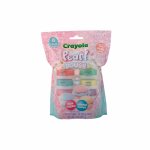 Set 8 borcanase cu plastelina sidefata Crayola pearl