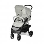 Carucior sport pentru copii Lorelli Rome Grey Ice 6 luni-3 ani cu spatar reglabil, bara frontala detasabila, suport picioare reglabil, greutate admisa 15 kg