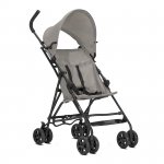 Carucior sport pentru copii Lorelli Vaya Grey, ultra light, manere ergonomice, roti spate cu frana sincronizata, greutate admisa 22 kg, varsta 6 luni+