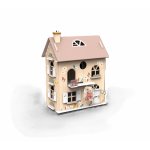 Casa de papusi din lemn cu accesorii Speedy Monkey