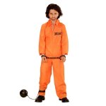 Costum Detinut copii Portocaliu 14-16 ani 164 cm