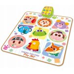 Covoras muzical senzorial pentru copii Malplay, multifunctional, din material durabil si impermeabil, dimensiune 82 x 65 cm