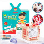 Set creativ pentru realizat povesti si benzi desenate Crea TV Kipod