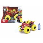 Masina de teren Flaming Fire Monster cu lumini sunete suspensii si functie abur Dickie Toys 25cm