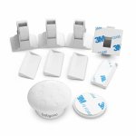 Set 4 dispozitive de siguranta pentru bebelusi Babyono incuietoare magnetica pentru mobila