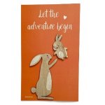 Felicitare Kipod Let the adventure begin
