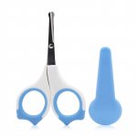 Forfecuta de unghii pentru bebelusi cu suport de protectie 0 luni+ Moonlight Blue
