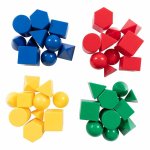 Forme geometrice mici 3D solide Edx Education