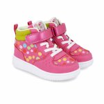 Ghetute pentru fetite cu buline, Agatha Ruiz De La Prada, roz, marime 25, dimensiune 15.5-16.1 cm