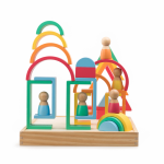 Jucarie de construit Montessori Curcubeu Kipod